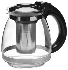 Заварочный чайник Mayer&Boch 27669 Прозрачный, серебристый, черный