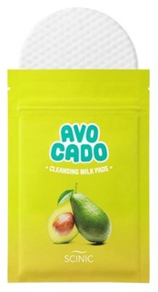 Средство для снятия макияжа Scinic Avocado Cleansing Milk Pads 10 шт