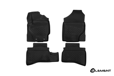 Коврики в салон Element для TOYOTA Aqua P10, 2011-2014, 4 шт. полиуретан