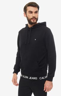 Толстовка мужская Calvin Klein Jeans J30J3.12470.0990 черная/белая L
