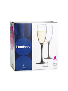 Набор фужеров Luminarc domino для шампанского 6шт