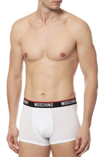 Трусы мужские Moschino Underwear белые XS