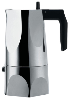 Гейзерная кофеварка Alessi Ossidiana MT18/3 Silver