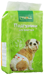 Подгузники для домашних животных Triol размер L 10 шт