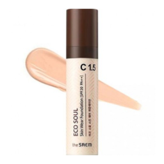 Тональная основа Eco Soul Skin Wear Foundation Glow C 1,5 THE Saem