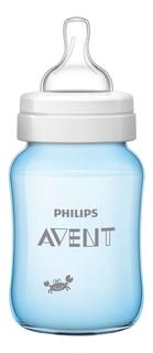 Детская бутылочка Philips Avent Classic+ SCF573/14 для мальчиков, 260 мл, 1 шт., 1 мес.+