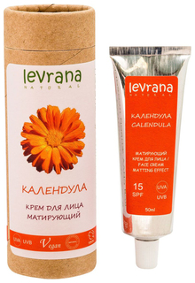 Крем для лица Levrana Календула матирующий эффект 15SPF 50 мл