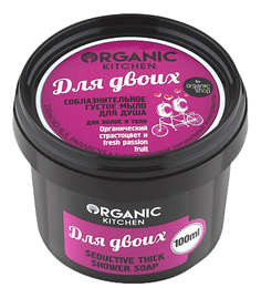 Жидкое мыло ORGANIC SHOP соблазнительное густое для волос и тела Для двоих 100мл