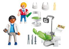 Детская клиника: дантист с пациентом Playmobil