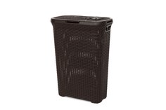 Корзина для белья Curver Style 40 л темно-коричневая