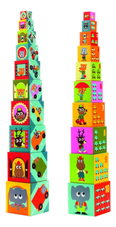 Детские кубики Djeco "Vehicle stacking blocks"