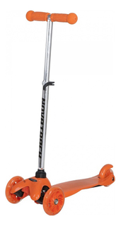 Самокат трехколесный Novatrack Disco-kids 120H.DISCOKIDS.OR6 оранжевый