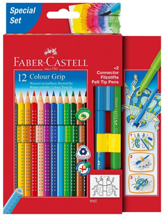 Цветные карандаши Faber-Castell GRIP 2001, 12 шт