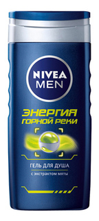 Гель для душа NIVEA Энергия горной реки 250 мл
