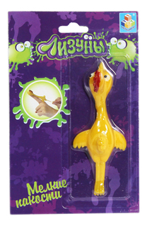 Фигурка животного 1TOY Лизуны. Курица-рогатка