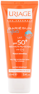 Солнцезащитное молочко для лица и тела SPF50+ Uriage Bariésun 100 мл