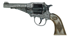 Пистолет игрушечный Sterling Metall Western 17,5 см, короб Edison Giocattoli