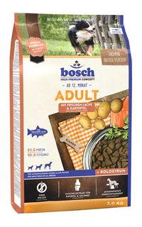 Сухой корм для собак Bosch Adult, лосось и картофель, 3кг