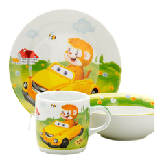 Набор детской посуды Loraine Машинка