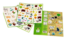 Наклейка декоративная для детской комнаты Djeco Животные