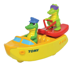 Игрушка для купания Tomy "Крокодил на лодке"