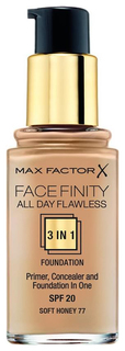 Тональный крем Max Factor Facefinity All Day Flawless 77 Soft Honey