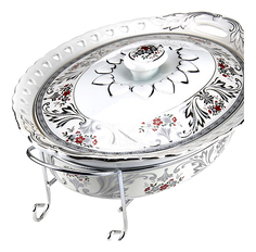 Мармит LORAINE 1,8 л 3 пр. со свечкой LR 26533