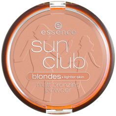 Пудра бронзирующая essence Sun Club Matt Bronzing Powder 01 Sunkissed