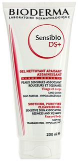 Средство для умывания BIODERMA Sensibio DS + Soothing Purifying Cleansing Gel 200 мл