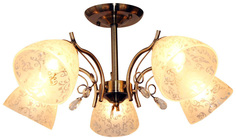 Потолочная люстра IDLamp Orebella 852/5PF-Oldbronze