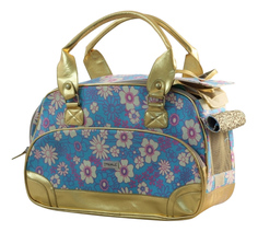 Сумка-переноска Triol 18x45x29см FFH201 синий, золотой