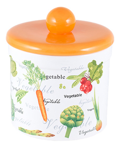 Контейнер для хранения пищи GIPFEL Vegetal 1,8 л бело-оранжевый