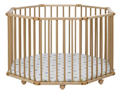 Манеж детский Geuther Octo-Parc 113х113 натуральный 32