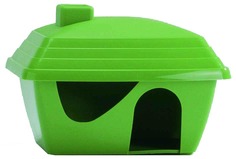 Домик для грызуна Beeztees пластик, 10.5х11.5х15.5см, цвет в ассортименте