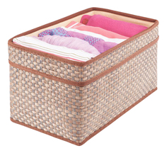 Корзина для белья Casy Home С ручками 28х15х15 см бежевый