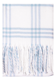 Плед Luxberry Lux 519 75 х 100 см бело-голубой