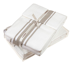 Полотенце универсальное Luxberry белый, бежевый