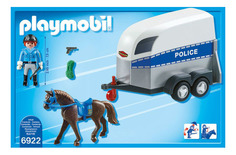 Игровой набор Playmobil PLAYMOBIL Полиция с лошадью и прицепом