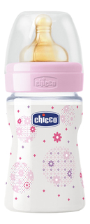 Детская бутылочка Chicco Well-Being Girl (с 0 мес) 150 мл