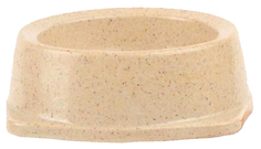 Одинарная миска для кошек и собак Triol, пластик, бежевый, 0.15 л