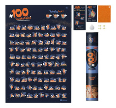 Постер 1DEA,me #100 Bucketlist KAMASUTRA edition