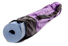 Чехол для йога-коврика RamaYoga Инь Янь 687566 80 см фиолетовый