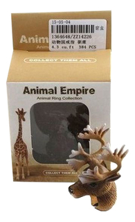 Фигурка животного Shantou Gepai кольцо Animal Empire Олень ZZ14226