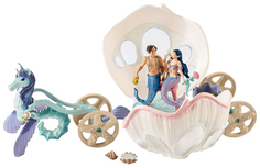 Игровой набор Schleich Bayala Королевская карета ракушка 41460