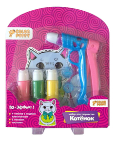 Набор для творчества с жидким пластилином 4 цвета КотенокColor Puppy 95335