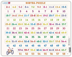 Пазлы Larsen обучающий Математика Вычитание 58 элементов AR7