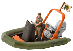 Игровой набор Schleich Рейнджер в надувной лодке 42352
