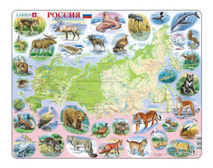 Пазл Россия 100 элем. Larsen K50