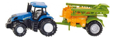 Коллекционная модель Siku Трактор New Holland T8,390 с прицепом Amazone UX5200