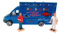 Коллекционная модель Mercedes Sprinter Магазин-фургон Fish & Chips Siku 1933